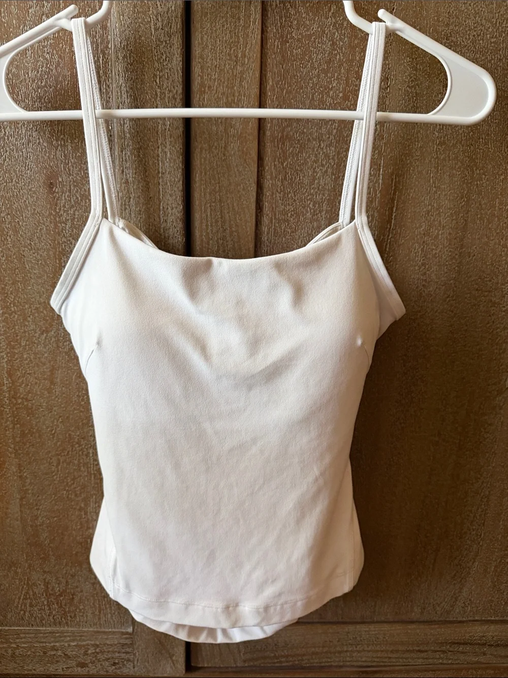 Lululemon Cross-Back Nulu Yoga Tank Top White Size 4